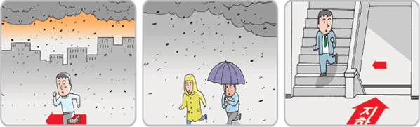 핵무기 및 방사능공격시 행동요령 방사능 낙진은 최대한 피해야 합니다