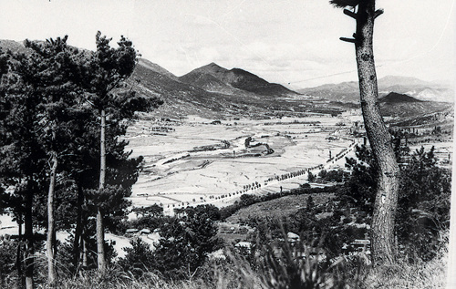 온천천 상류와 주변 전경(1940년대)