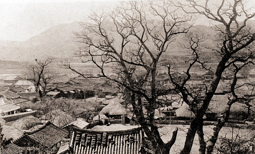 학소대(1920년대, 현 동래구청 옆 전경)