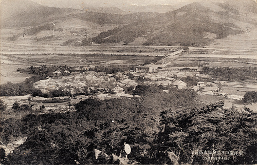 금정산에서 본 온천장(1930년대)