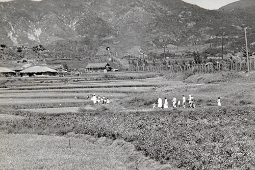 온천3동 반도보라아파트 주변(1940년대)