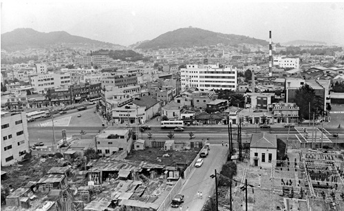 수안교차로 주변 전경