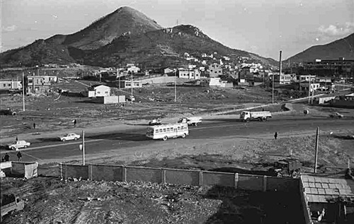 연산동 배산 주변 전경(연산교차로~실리삼거리 구간) 